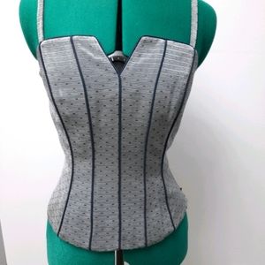 Dana Buchman Lace up Buster w/skirt set